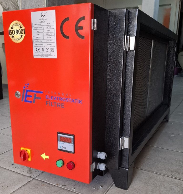 Elektrostatik filtre uygulaması 16