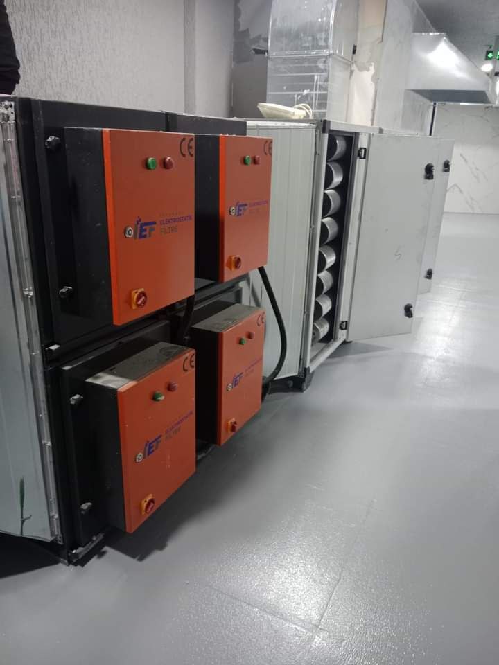 Elektrostatik filtre uygulaması 42