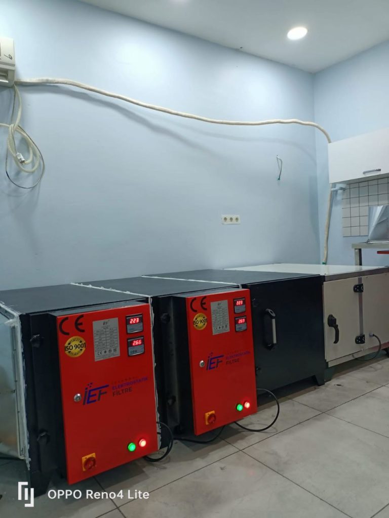 Elektrostatik filtre uygulaması 49