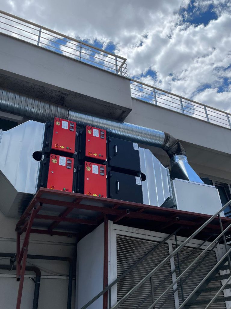 Elektrostatik filtre uygulaması 50